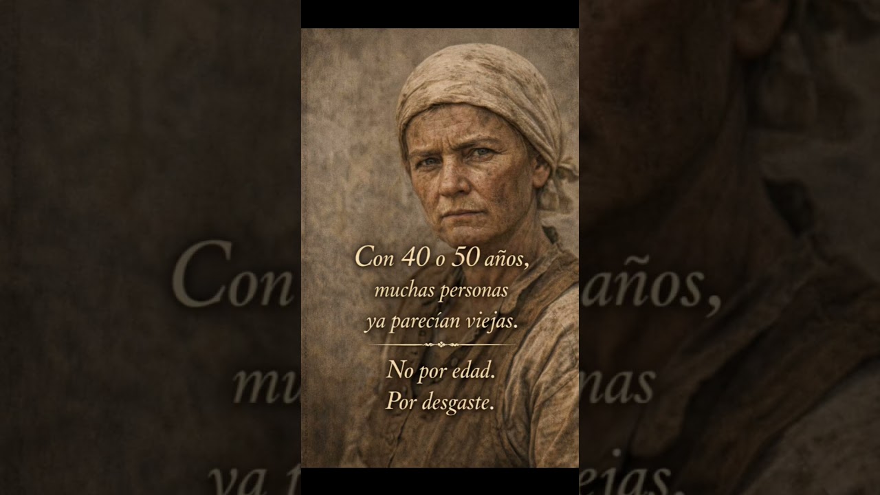 Antes, el cuerpo se gastaba antes de la vejez.