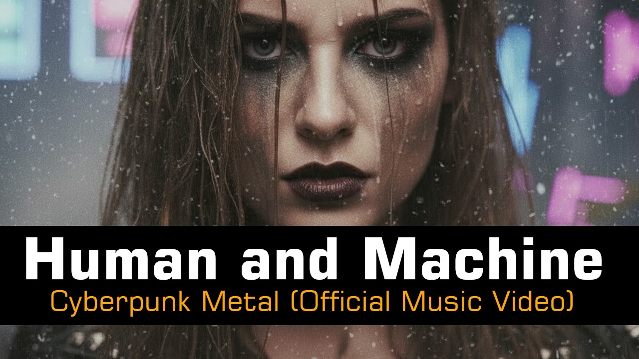 Human and Machine  l Industrial Cyberpunk Metal (Official Music Video)