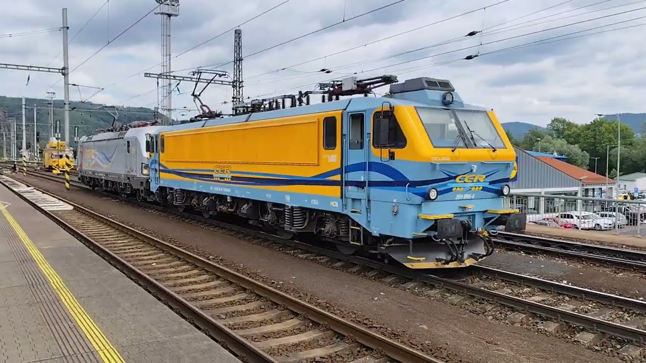 Vlaky v Děčíně A Ústí nad Labem dne 22. 7. 2024