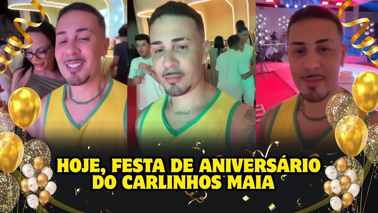 HOJE ANIVERSARIO DO CARLINHOS MAIA FOI NA CASA DA BARRA 12/06/2025