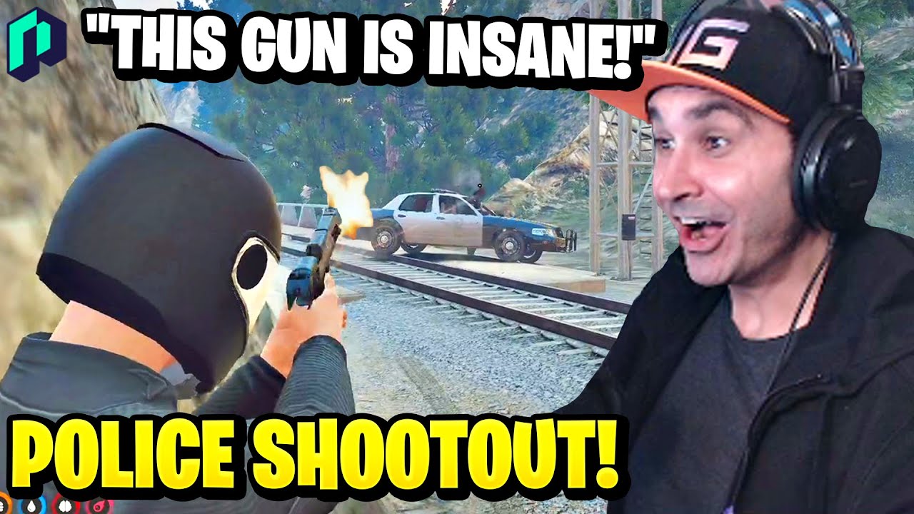 Summit1g POPS OFF with NEW Desert Eagle in CRAZY SHOOTOUT! | GTA 5 NoPixel RP