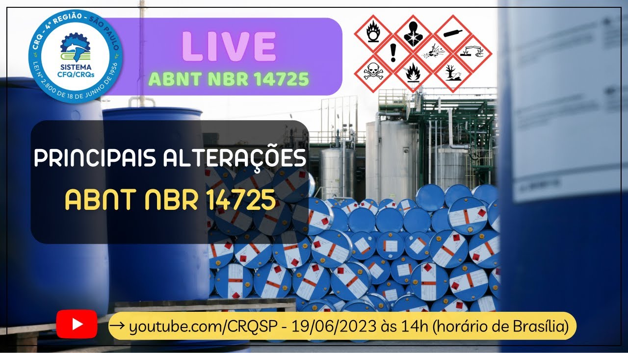 Norma ABNT NBR 14725 e elaboração de FISPQ