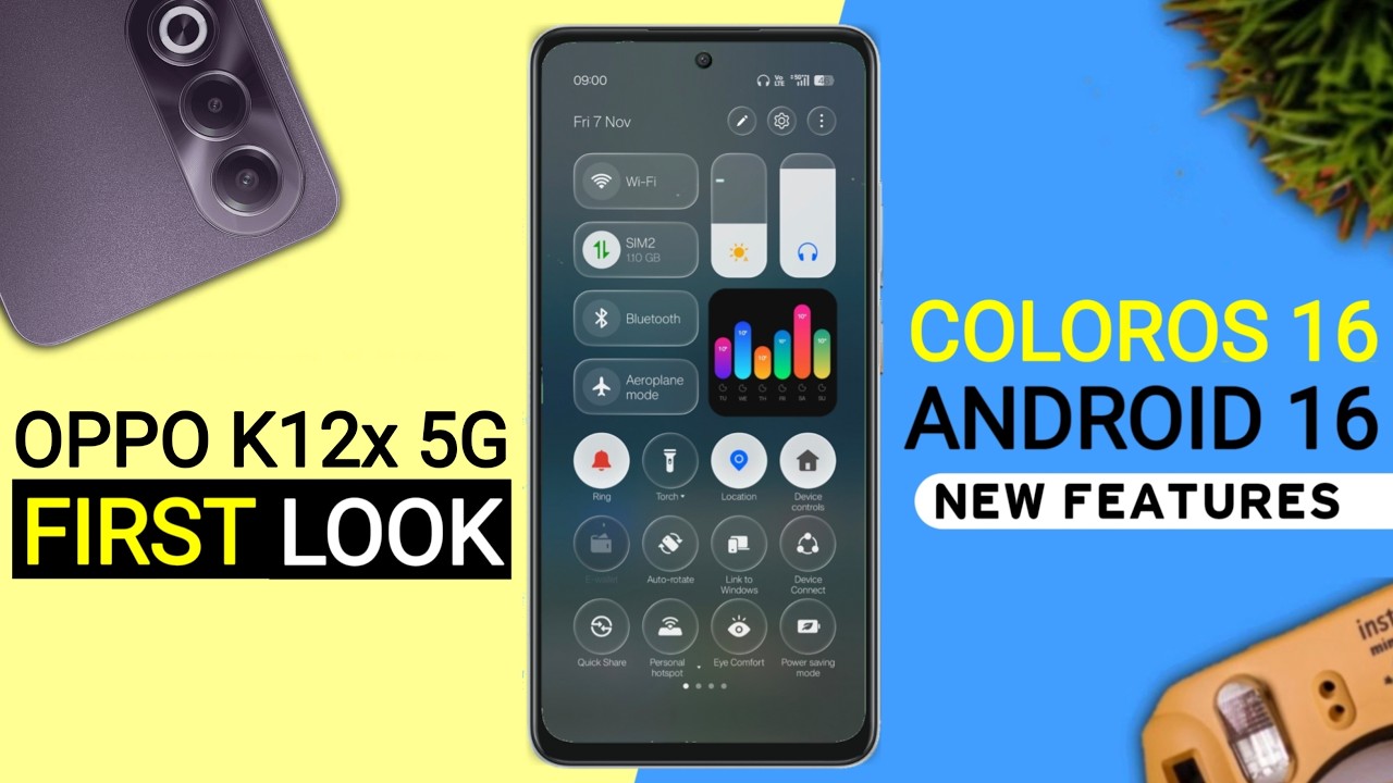 Oppo K12x ColorOS 16 Update - 25+ Amazing Features | Android 16 New Update K12x