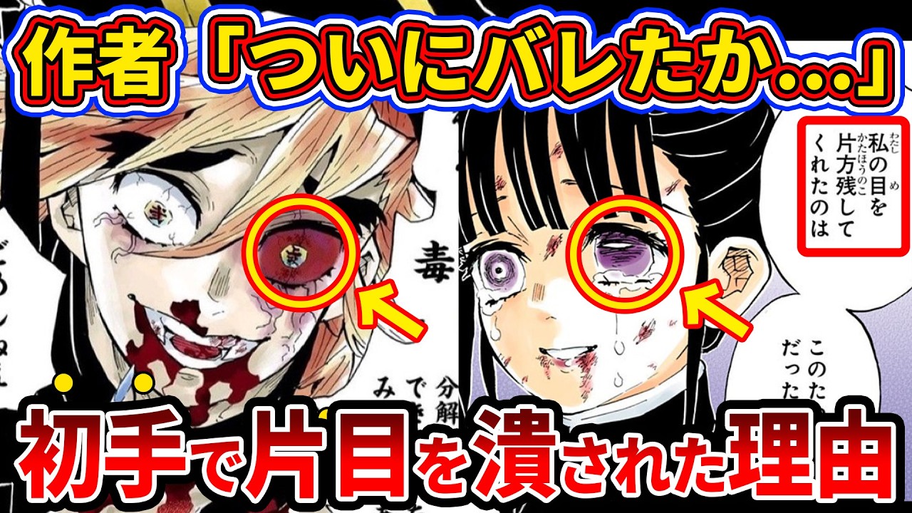 【鬼滅の刃/無限城編】ワニ先生『考察班にはお手上げです』胡蝶しのぶが初手で童磨の目を潰した本当の理由【ゆっくり解説】
