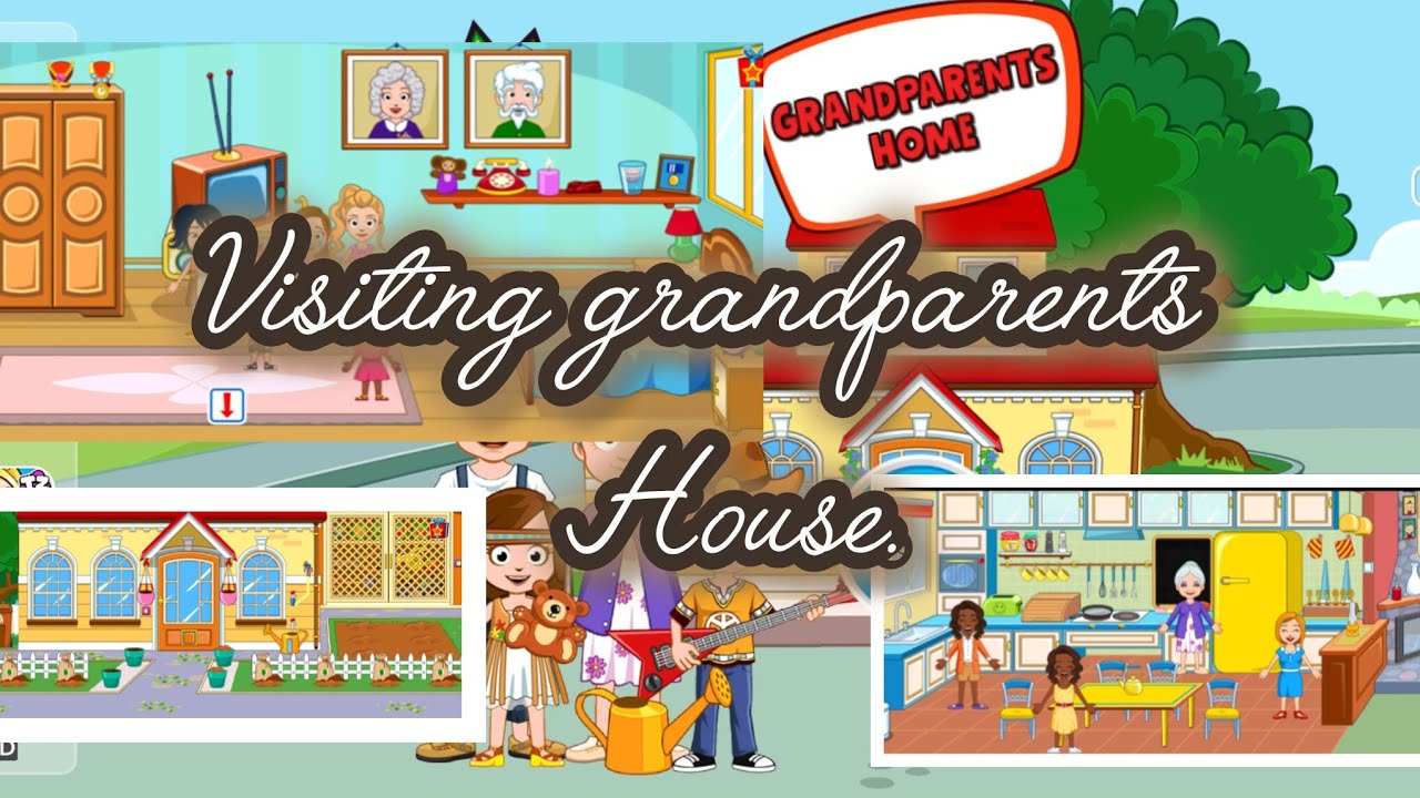 Went to grandma's house and found a ghost #   Cassie & cupcake # My town # horror video # yt video 