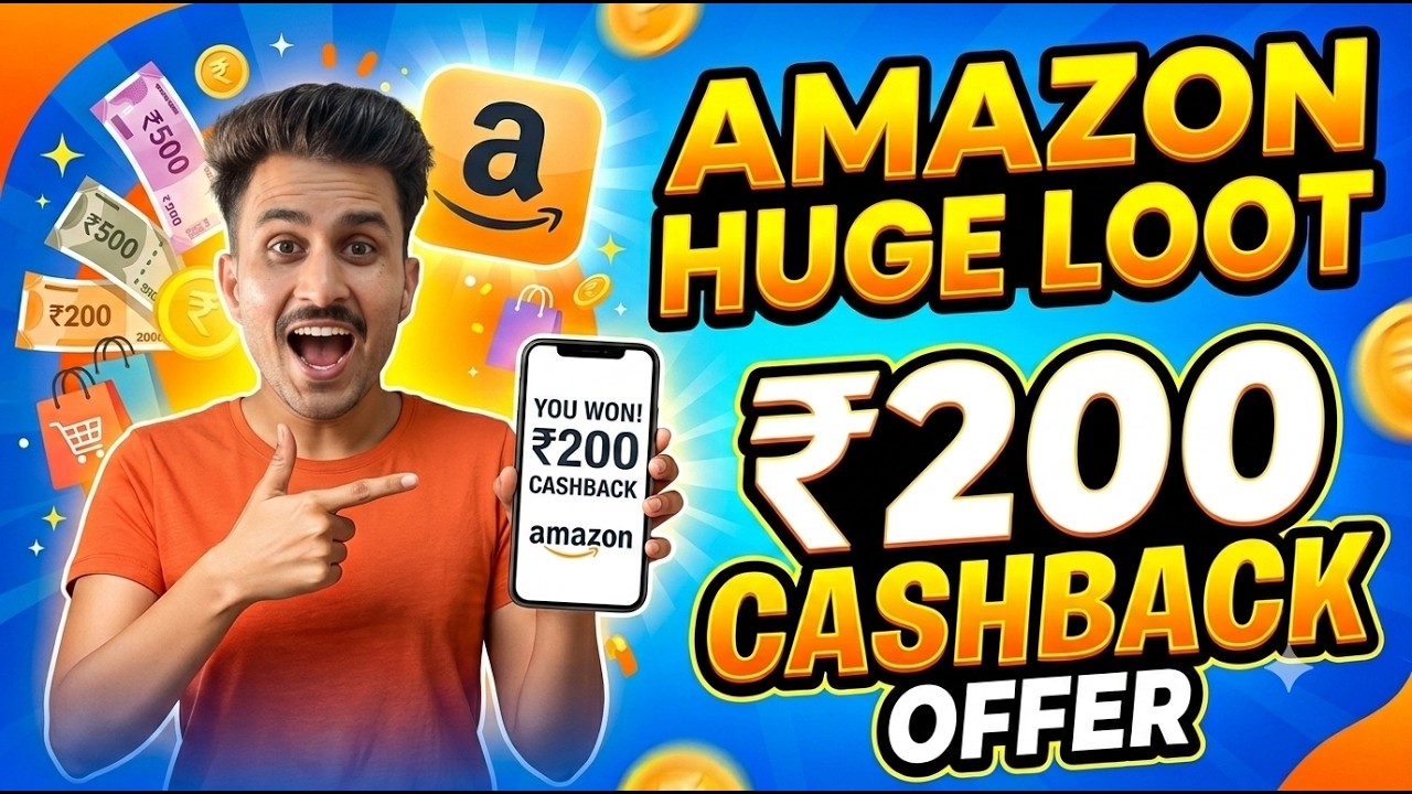 Huge Loot ₹200 Cashback Offer 🤑 | Amazon New Offer | New Cashback Offer Today