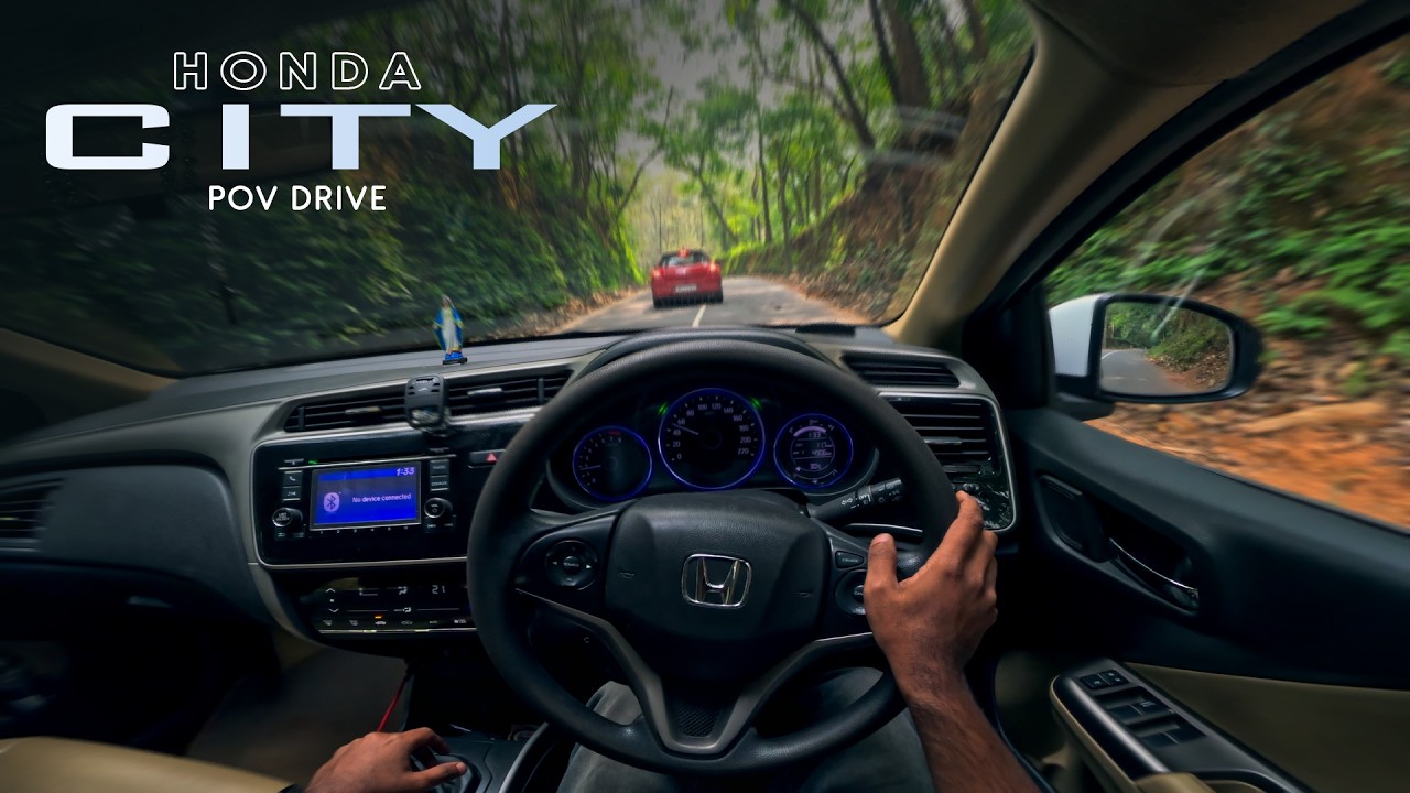 2016 Honda City POV Drive | Raw Engine ASMR | Forest Roads | DetoxDriving