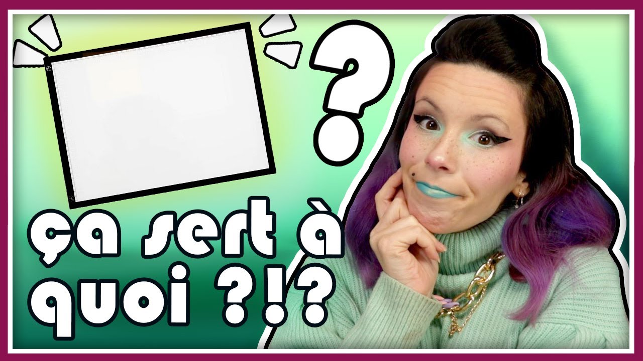 &Aacute; QUOI SERT ET COMMENT SE SERVIR DE LA TABLETTE LUMINEUSE ?! Les bases du dessin 👍⭐