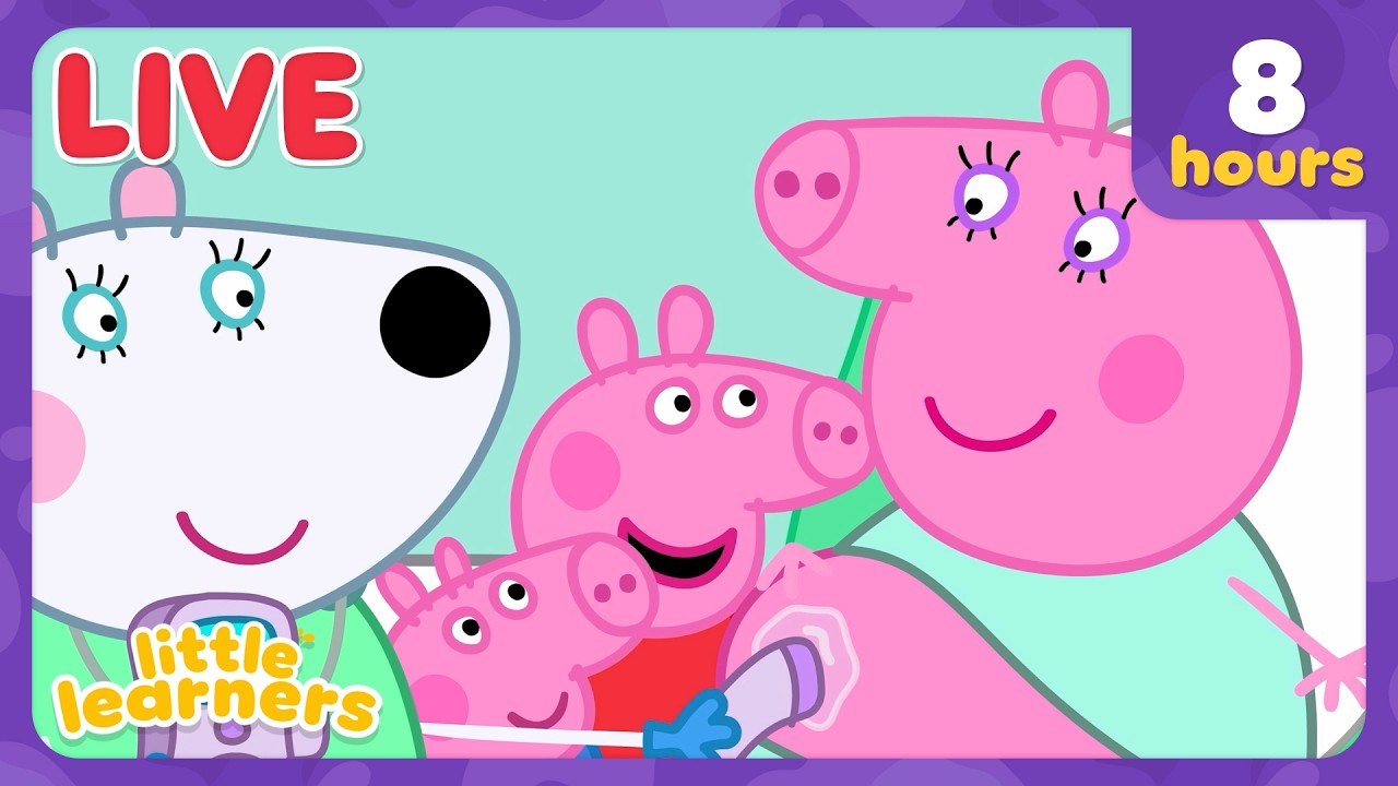 🔴 LIVE! Peppa Pig Learns About Life With Baby EVIE! 🍼🐷 | Peppa Pig Tales Full Episodes
