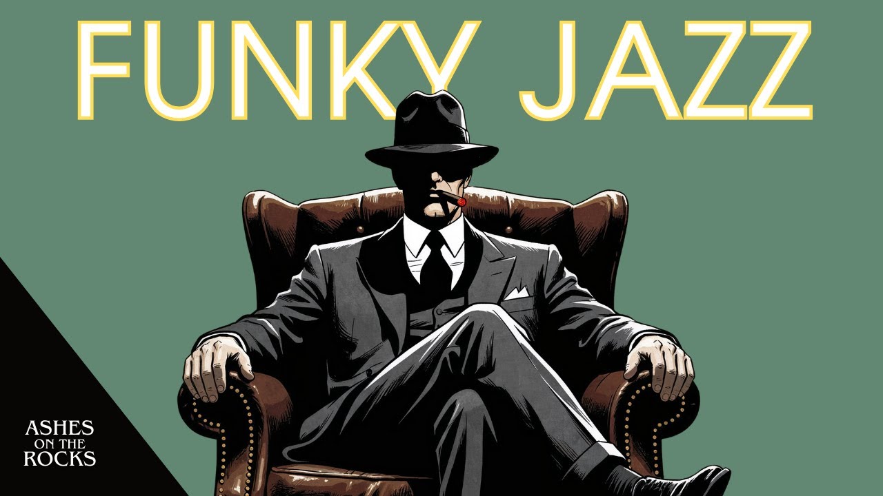 Groovy Funky Jazz for Productive Working - 1 Hour Punchy Bass & Electric Guitar