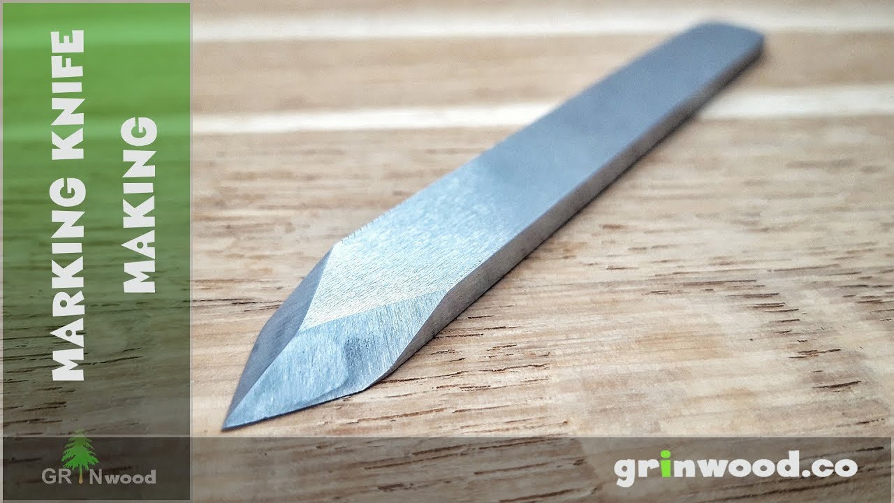 🟢 Marking Knife Build From an Old File - Woodworking Marking Knife