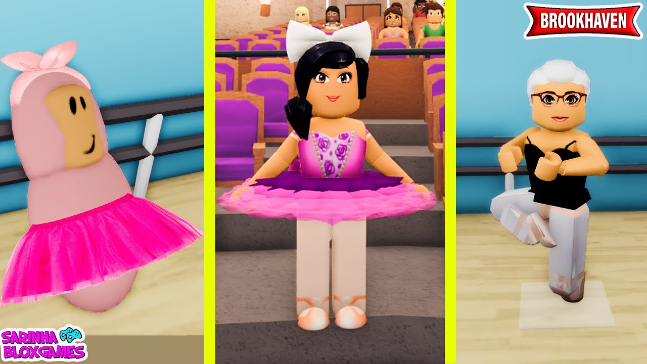 CICLO DE VIDA DE UMA BAILARINA - HISTORINHA- BROOKHAVEN 🏡 RP | Roblox