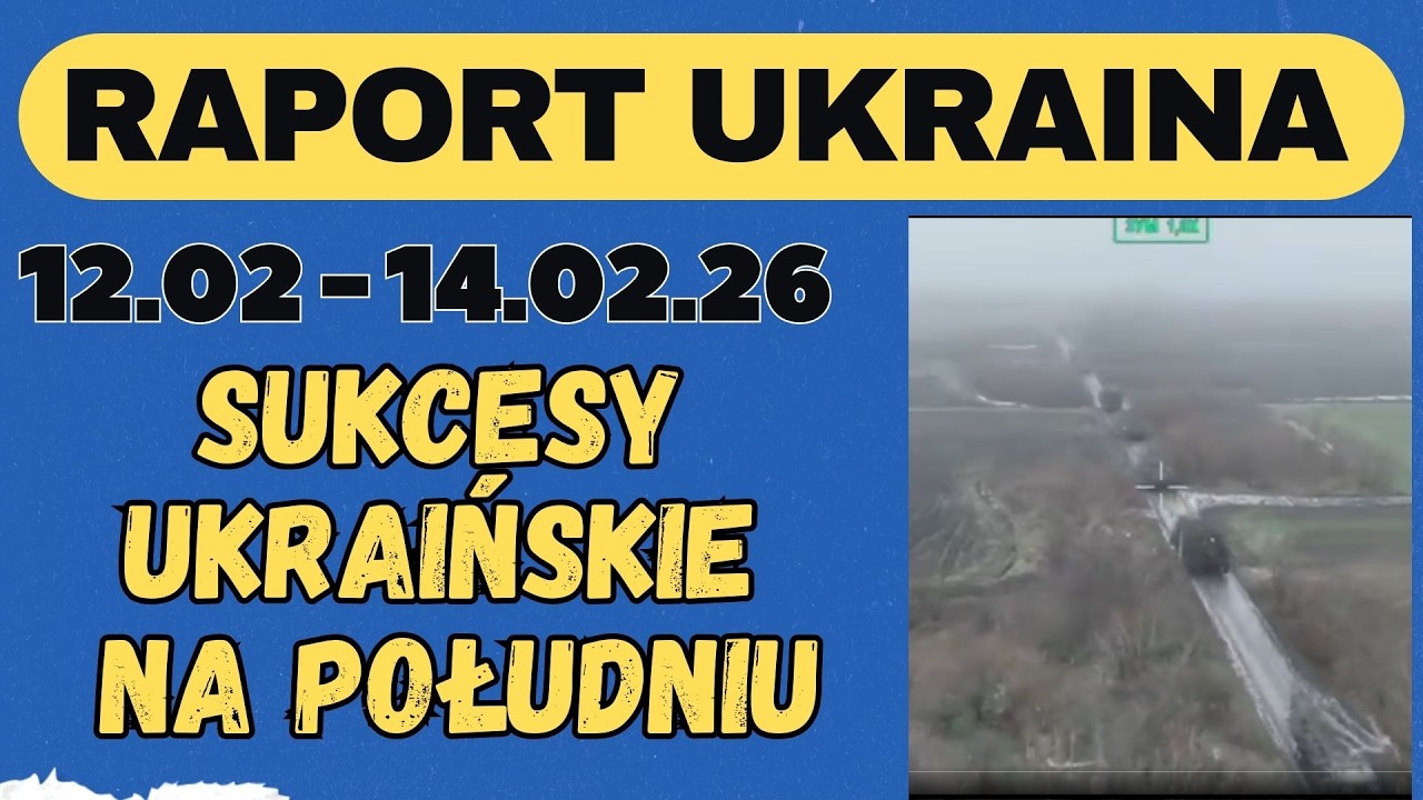 Raport Ukraina, Ukraińskie sukcesy na południu, 12.02 - 14.02.26