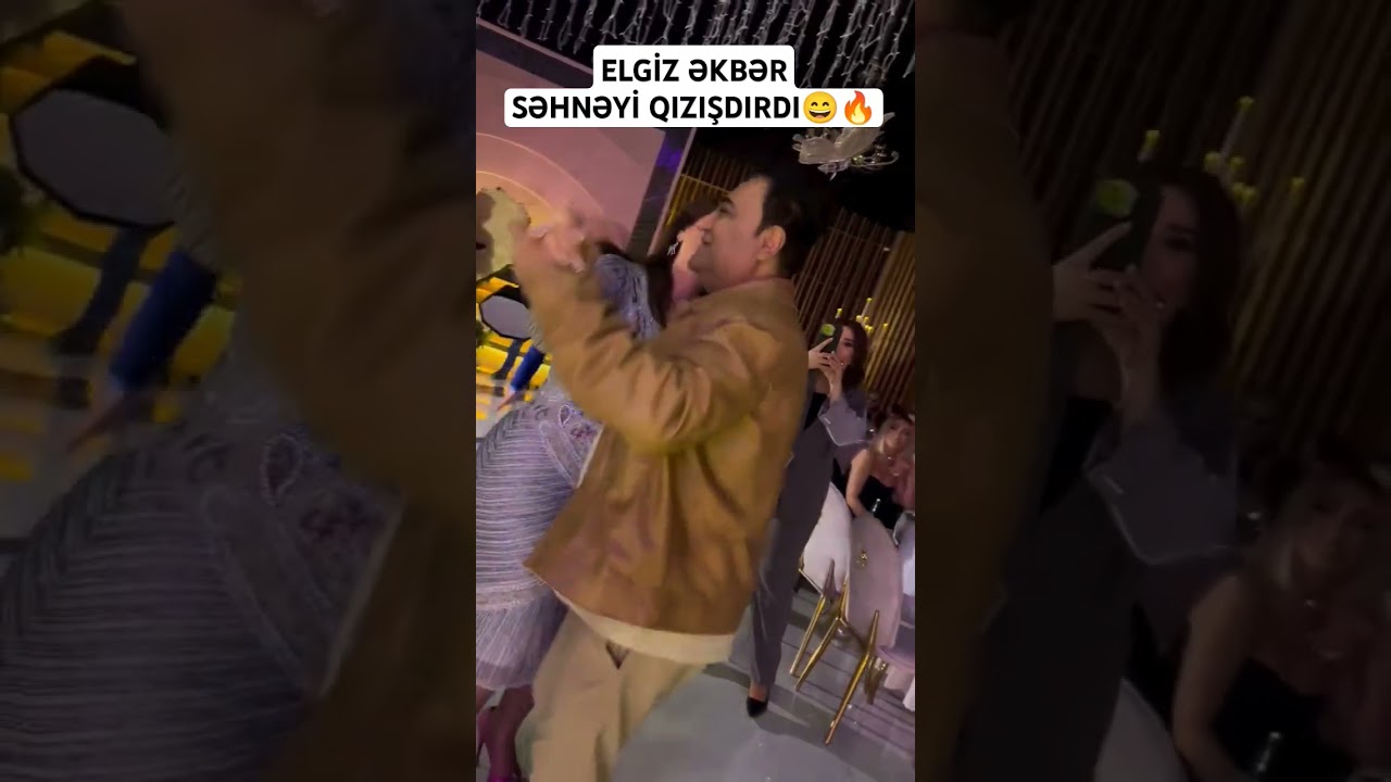 ELGİZ ƏKBƏR və G&Uuml;L&Uuml;STAN ƏLİYEVA M&Ouml;HTƏŞƏM PERFORMANS😂❤️ #shorts