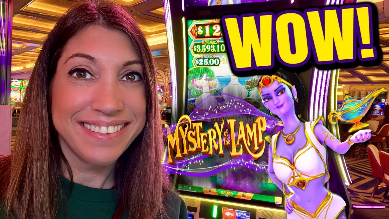She Granted my Wish in Vegas !  😮 Mystery of the Lamp slot