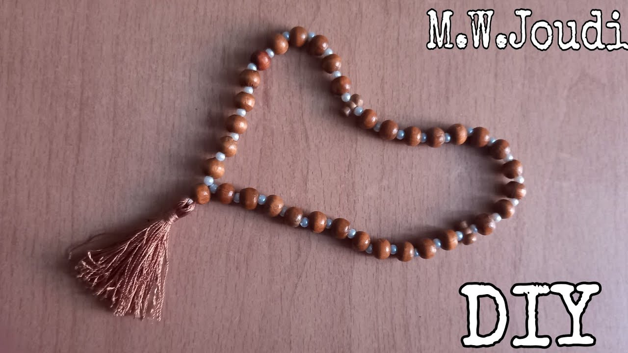how to make tasbih from 33 beads