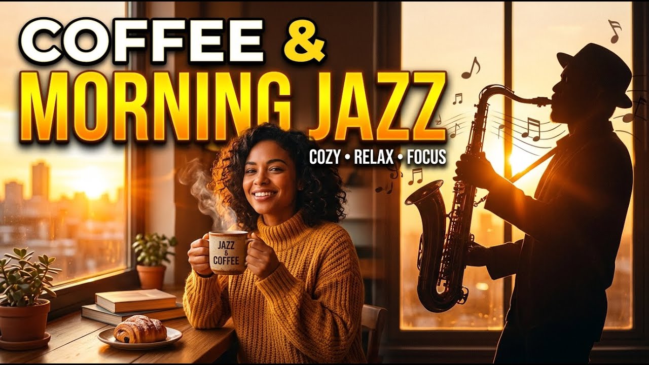 Chill Morning Coffee with Smooth Jazz and Bossa Nova for Work Background