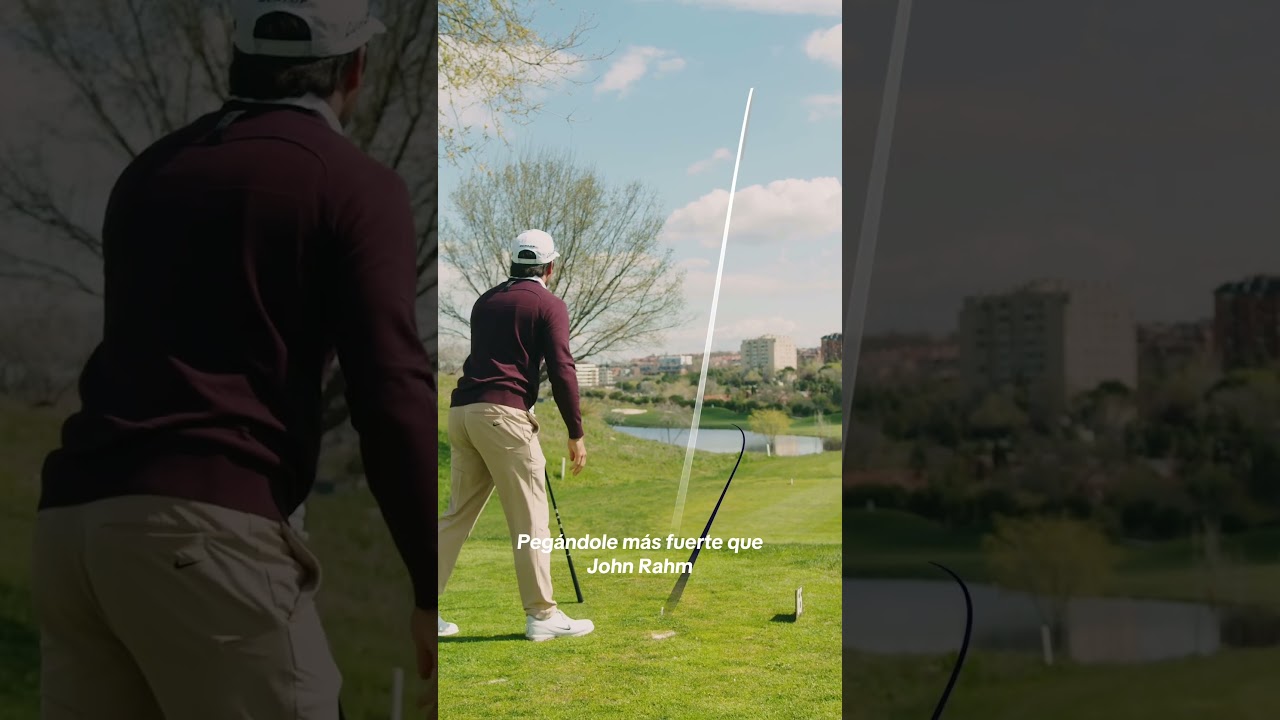 Pegada de 315 metros 🚀🚀🚀 de Alejandro del Rey  #golfswing #dptour #golfer