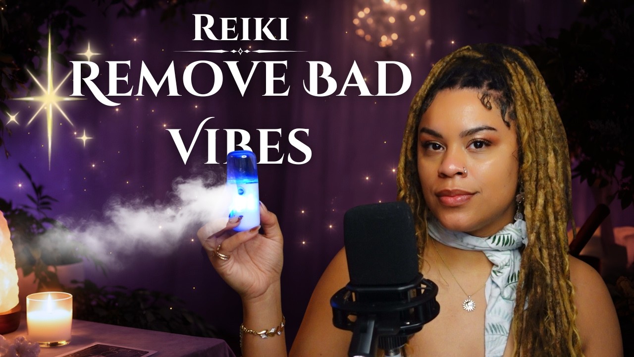 🧘🏽‍♀️ No More Low Vibes 🙅‍♀️ ASMR Reiki Session | Energy Cleansing & Protection. Reiki Healing ❤️‍🩹