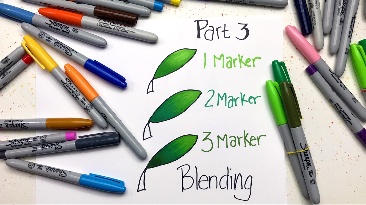 Sharpie Coloring Secrets: Part 3 - Blending