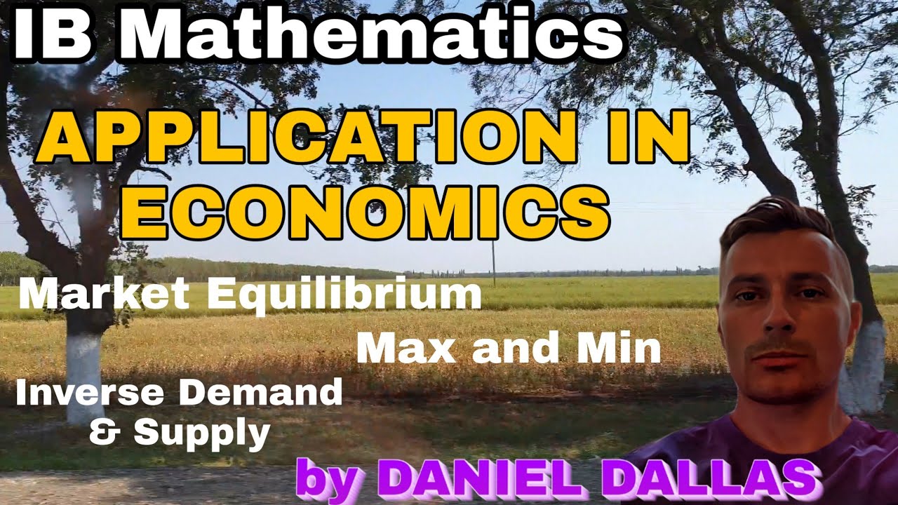 Application in Economics IB MATHS Application 👍 | A Level MATHs Differentiation of quadratics