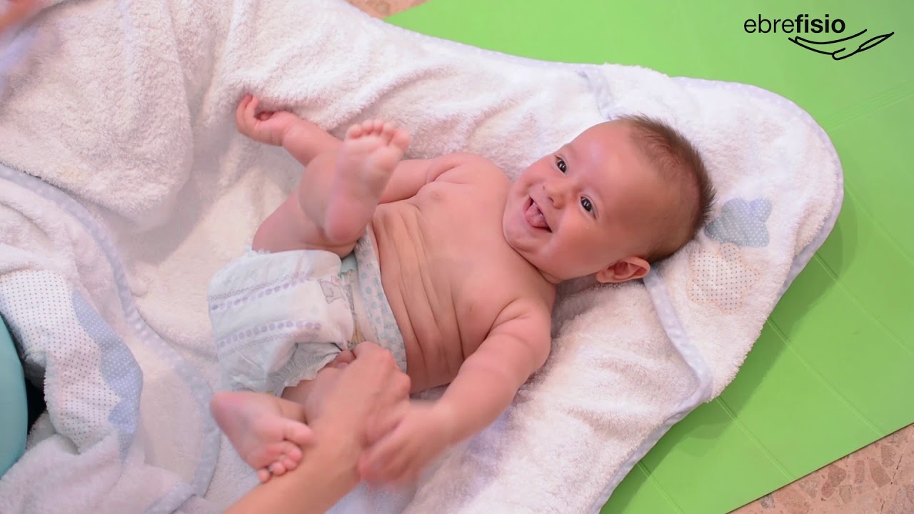 Masaje para bebés de 0 a 6 meses