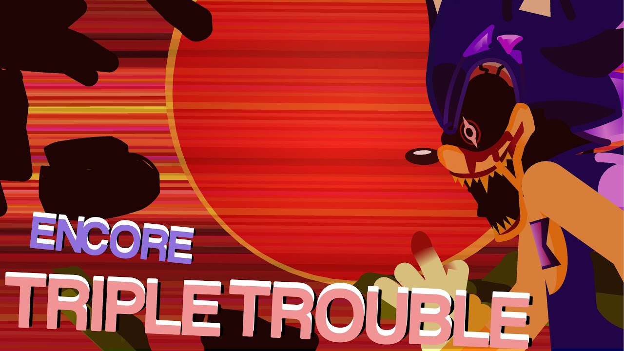 {Epilepsy & Flashing Lights} Triple Trouble (Encore Remake V2) {FNF Animation} {Stick Nodes Pro}