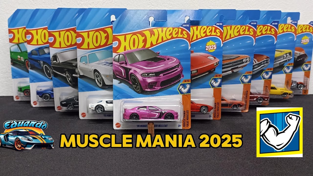 Mini Serie Muscle Manía 2025 - Hotwheels 