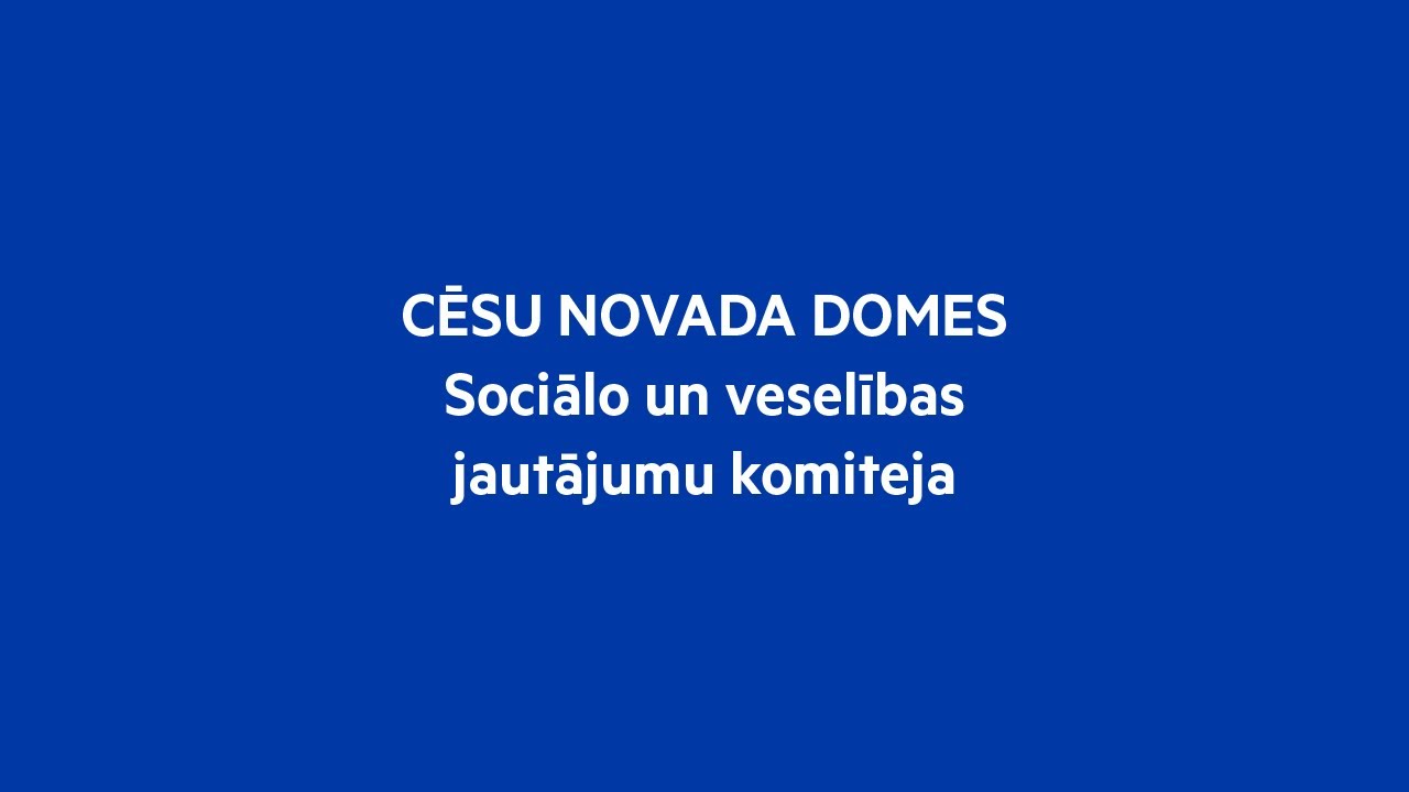 Sociālo, veselības un sabiedrības iesaistes jautājumu komiteja (29.01.2026)