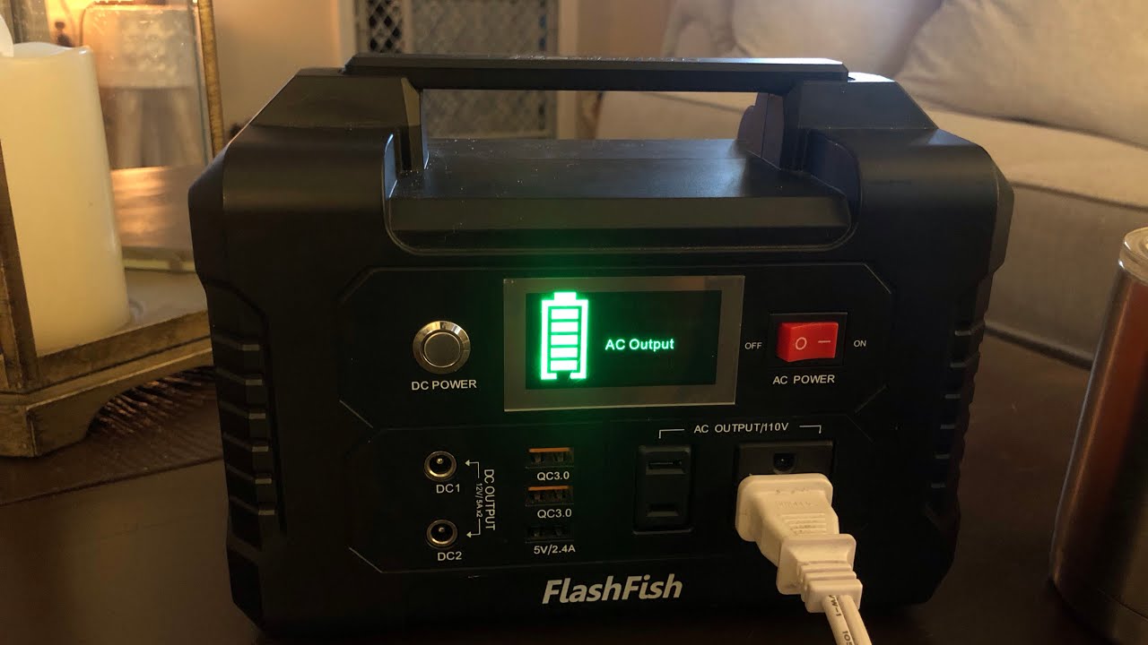 FlashFish Portable Solar Generator