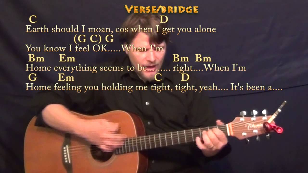 Hard Day's Night (The Beatles) Strum Guitar Cover Lesson with Chords/Lyrics