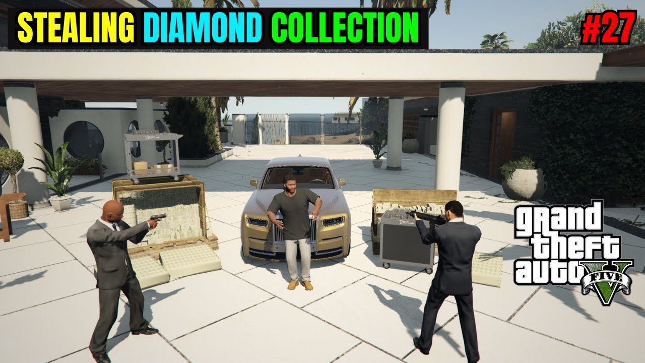DIAMOND HEIST AT MUSICIAN'S MANSION | GTA V GAMEPLAY #27