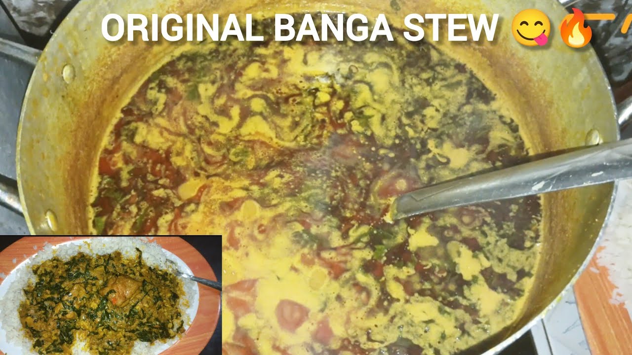 How to Cook Banga Stew | Original Nigerian Palm Nut Soup Recipe 🍲🔥