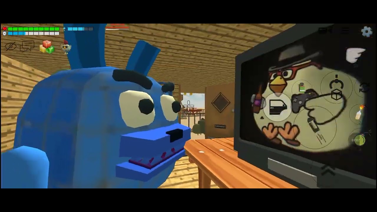 Chicken gun bonnie dan freddy bermain di taman dan di Konser