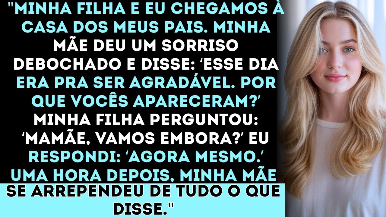 Minha filha e eu visitamos meus pais no Natal; o comentário da minha mãe me feriu —e ela acabou se a