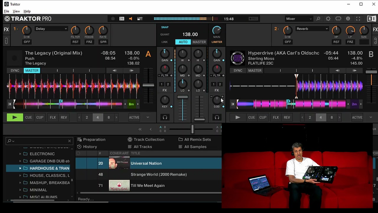 Jacobs AV - How to mix your first track using Traktor S2 MK3 (Part 3)