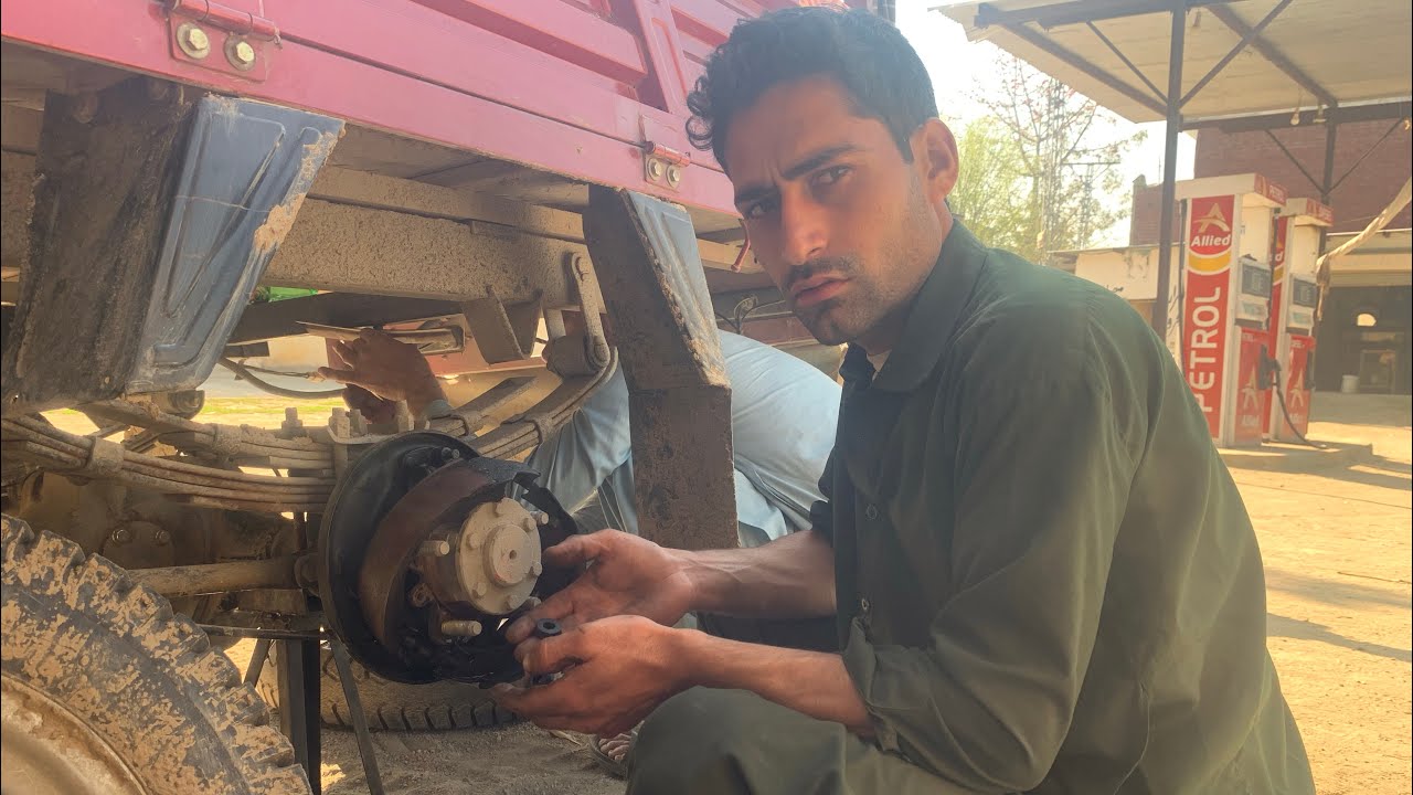 How To Repair brake in loader rickshaw 150cc Loader