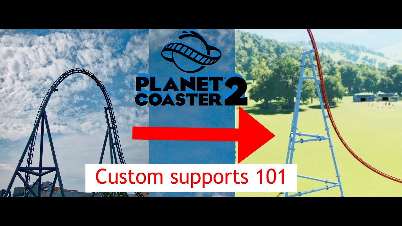 How to Custom support in Planet coaster 2