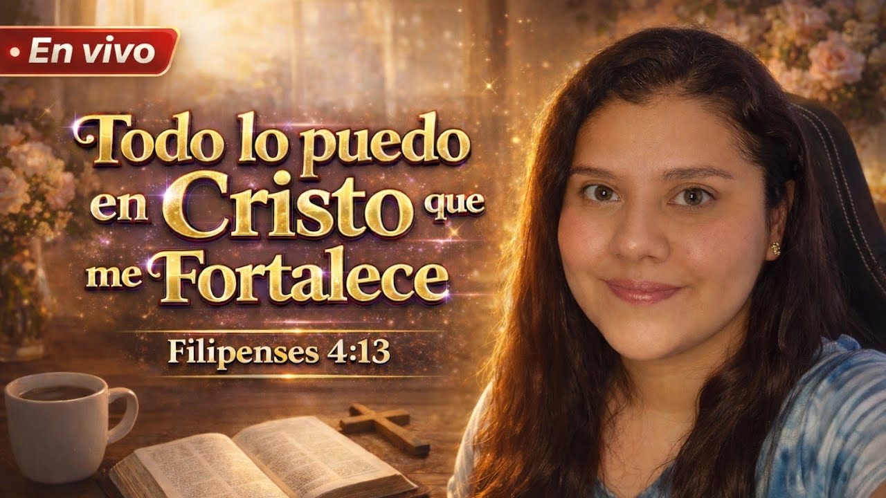 Devocional matutino 🔴En vivo |Todo los puedo en Cristo que me fortalece |Filipenses |Palabra de Dios