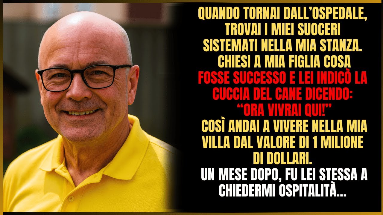 Mia figlia ha ceduto la mia stanza ai suoceri e mi ha proposto di andare a vivere in una cuccia...