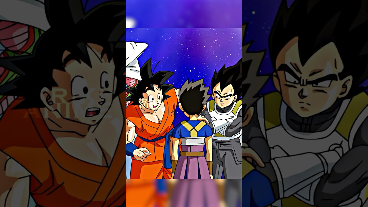 Goku & Vegeta Meet Another Saiyan! (dbs edit) #dbsedit #dbedit #dbsedits
