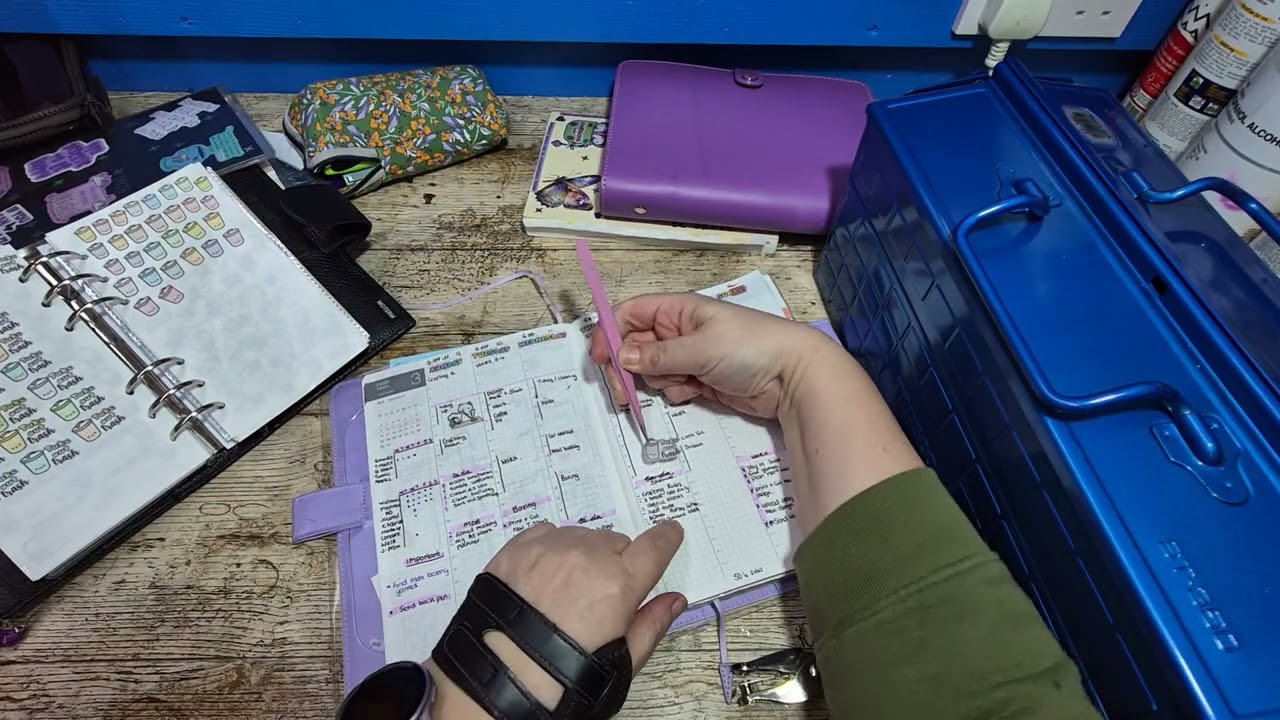 Download last week and plan with me 16-22 march hobonichi  a6 and hobonichi cousin 