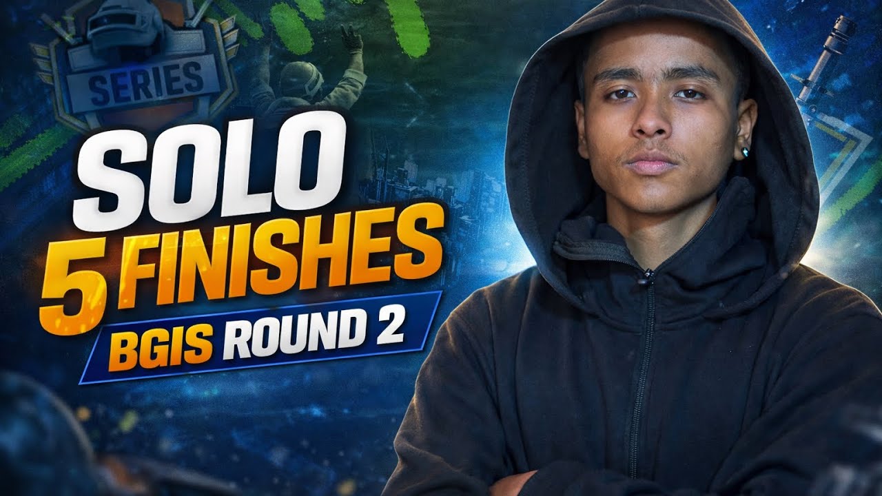 SOLO 5 FINISHES BGIS ROUND 2  GAMEPLAY || I PHONE 14 PRO || BGIS 2026