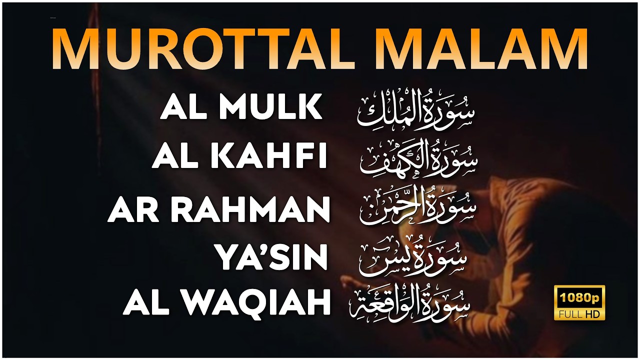 Murottal Merdu Setiap Hari | Surah AlWaqiah,Yasin,ArRahman,AlMulk,Alkahfi, Penyejuk hati Alaa Aqel