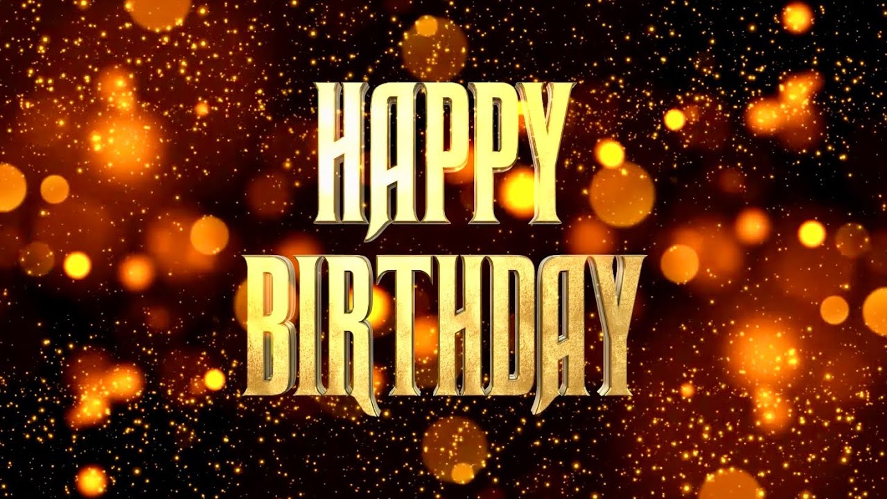 Luxury Happy Birthday Ambience (1 Hour) - 4K Elegant Party Backdrop Loop for TV Screens