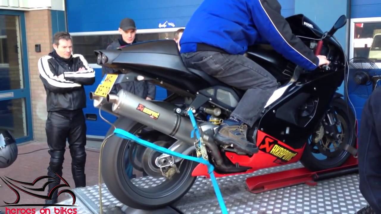 APRILIA RSV MILLE Dyno full Akrapovic |HeroesonBikes