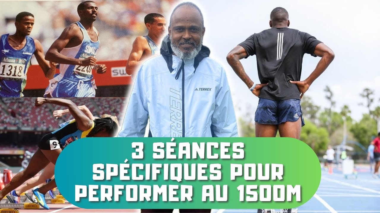 les 3 séances SPE sur 1500M : les 2 séances objectif 3'45 sur 1500m et la 3eme séance 3'34  au 1500m