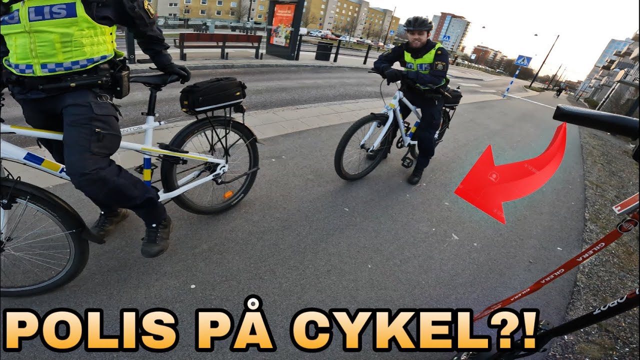 TRÄFFAR PÅ POLIS PÅ CYKEL// MEDANS JAG KÖR EN TURBO Voi