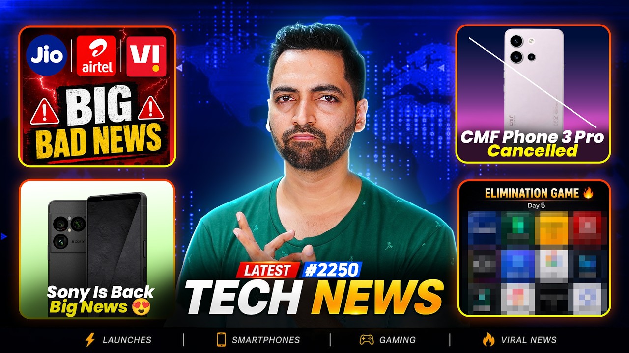 Jio-Airtel-Vi Big Sad News😢,Sony Is Back😍,Apple Price Hike😓,GTA 6 Pre-Order Date,Social Media Ban