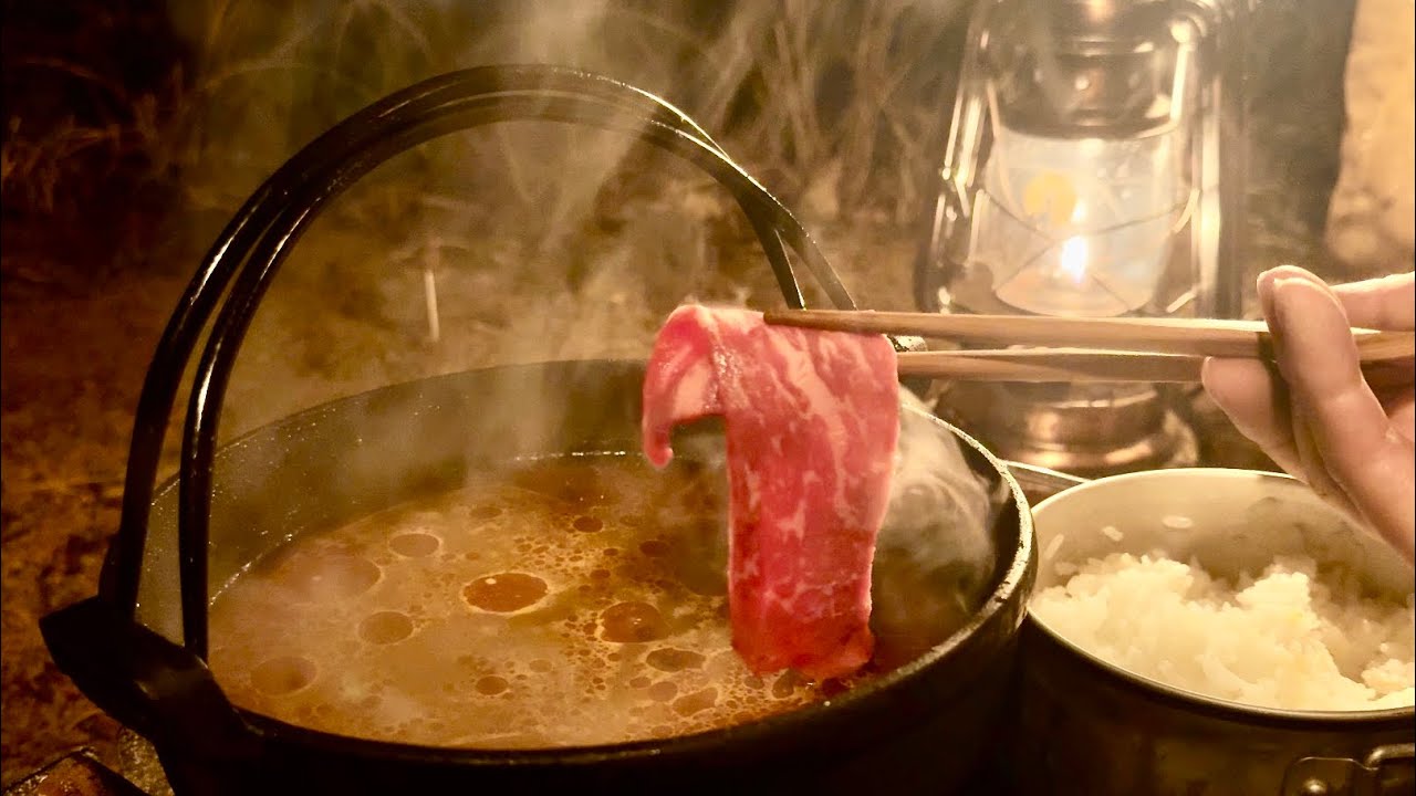 Night Camp ASMR | Cooking alone, inspired by quiet heat